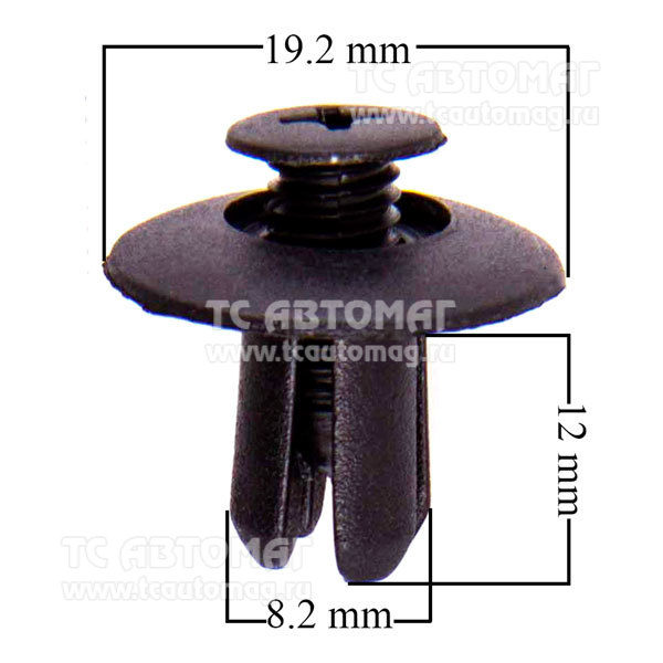 Пистон крепёжный 005 MAZDA 323/ 323F/ BT-50/ CX-5/ CX-7/ CX-9/ DEMIO/ MAZDA 2/ MAZDA MPV/ XEDOS-6/ BONGO (min25) (OEM: B092-51-833, KJ-1042) SKYWAY S05601005