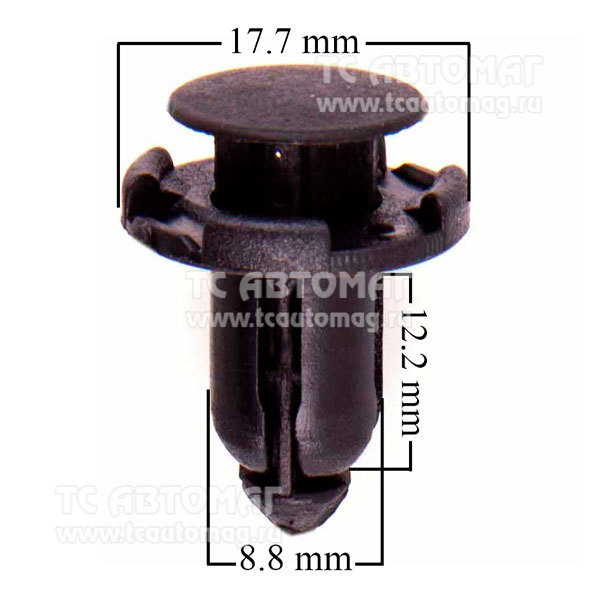 Пистон крепёжный 172 MITSUBISHI ASX/ OUTLANDER/ PAJERO/ DELICA/ DELICA D:5/ ECLIPSE/ GALANT/ LANCER (min25) (OEM: MR200300, KJ-838) SKYWAY S05601172