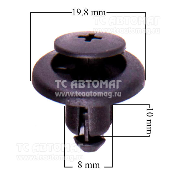 Пистон крепёжный 026 SUBARU BRZ/ EXIGA/ FORESTER (min25) (OEM: 59122FA010, KJ-2178) SKYWAY S05601026