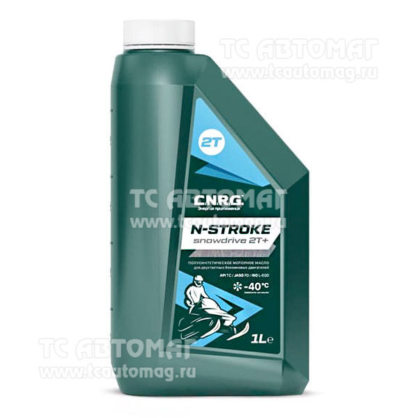 Масло C.N.R.G. N-Stroke Snowdrive 2T+ 1л. полусинтетическое, пластиковая канистра CNRG-196-0001 API TС, JASO FD,ISO L-EGD (уп.12)