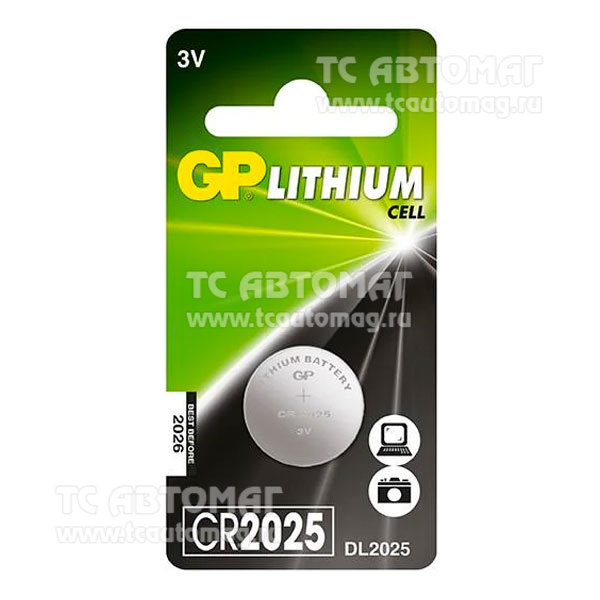 Батарейка GP Lithium CR2025  (1шт)  K1
