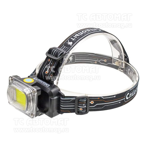 Фонарь налобный 1COB 3xAAA/240 RAY LIGHT JUNIOR Следопыт PF-PFL-HL30