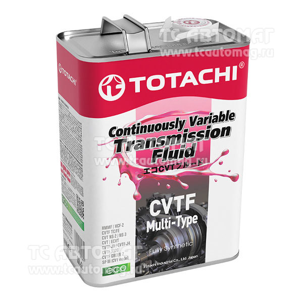 Масло TOTACHI CVT MULTI-TYPE для вариатора синтетика 4л. 20504